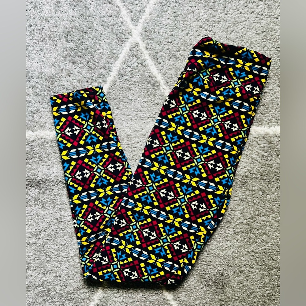 Women’s Colorful Geometric Leggings